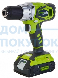 Дрель-шуруповерт GREENWORKS G24DDK2X 3701507UC