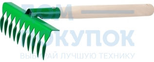 Грабельки садовые с деревянной ручкой РОСТОК 39614