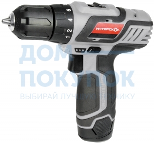 Дрель-шуруповерт ИНТЕРСКОЛ ДА-12ЭР-01 434.3.1.00