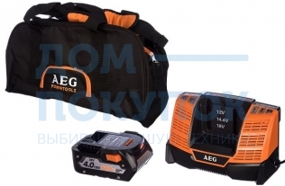 Аккумулятор 18 В; 4.0 А*ч; Li-Ion + зарядное устройство SET L1840BL AEG 4932430359