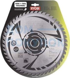 Пильный диск по дереву (254х30х2.6 мм; 48 зубьев) Ryobi SB254T48A1 5132002622