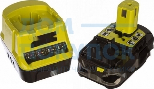 Набор Ryobi ONE+ RC18120-125 5133003359 аккумулятор 18 В; 2.5 А*ч; Li-Ion и зарядное устройство RC18120