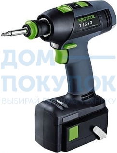 Дрель-шуруповерт FESTOOL T 15+3 Li 5,2-Plus 564559