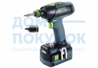 Дрель-шуруповерт FESTOOL T 18+3 Li 5,2-Set 574758