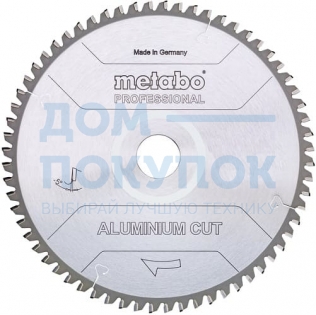 Диск пильный Aluminium Cut Professional (254x30 мм; 72Z; FZ/TZ 5neg) Metabo 628447000