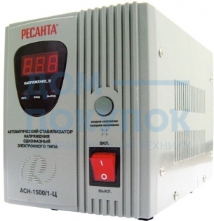 Стабилизатор Ресанта АСН- 1 500/1-Ц 63/6/3