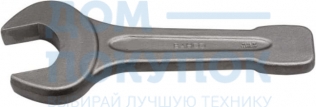 Рожковый гаечный ключ CrMo, односторонний с ударной площадкой. 24мм FORCE 79624