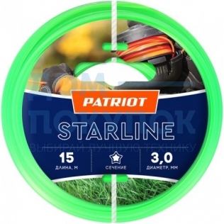 Леска Starline (3 мм; 15 м; звезда) PATRIOT 805201066