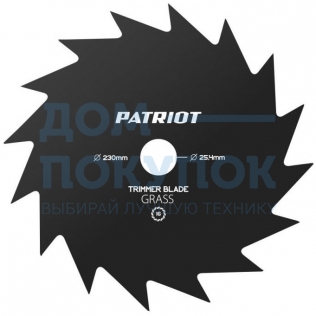 Нож TBS-16 (230 мм; 25.4 мм) для триммеров PATRIOT 809115215