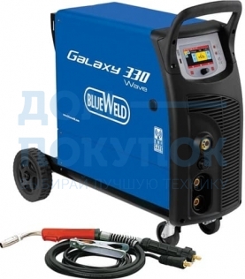 Инверторный полуавтомат BLUE WELD GALAXY 330 WAVE 400V Aqua 816490