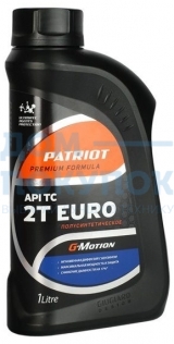 Масло полусинтетическое G-Motion 2Т EURO 1л PATRIOT 850030200