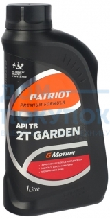 Масло минеральное G-Motion 2Т GARDEN (1 л) PATRIOT 850030300