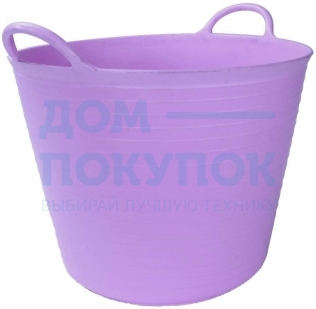 Корзина пластиковая бледно-фиолетовая №3 RUBI 40л 88730