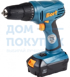 Дрель-шуруповерт BORT BAB-18U-LiK 93728366