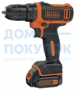 Дрель-шуруповерт BLACK & DECKER BDCDD12K1B-QW