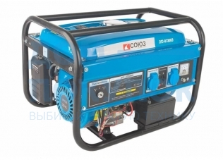 Бензогенератор 2800 Вт Союз ЭГС-87300