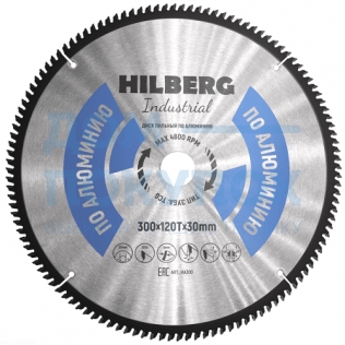 Диск пильный Hilberg Industrial Алюминий (300x30 мм; 120Т) TRIO-DIAMOND HA300