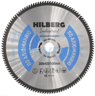Диск пильный Hilberg Industrial Алюминий (305x30 мм; 120Т) TRIO-DIAMOND HA305
