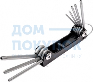 Набор ключей TORX T9H-T40H с отверстием раскладной 8 шт JTC JTC-3503