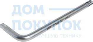 Ключ TORX Г-образный,5-гранный TS15H, длина 54мм JTC JTC-71915