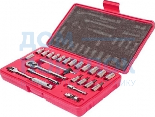 Набор шестигранных торцевых головок и насадок 1/4