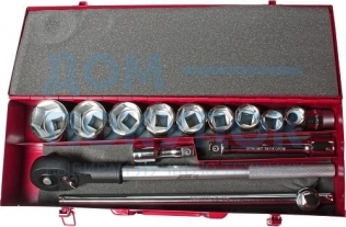 Набор торцевых 6-гранных головок 3/4