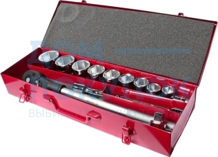 Набор торцевых 6-гранных головок 3/4