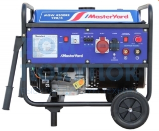 Генератор бензиновый MasterYard MGW 4500RE-190/3