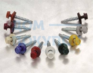 Саморезы кровельный 4,8х35 (RAL8017) темн.коричн Н0010420