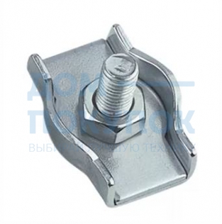 Зажим троса плоский цинк Simplex10мм х1 Н0011982