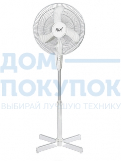 Вентилятор бытовой напольный RIX RSF-4000W белый