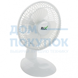 Вентилятор бытовой настольный  Rix RDF-2200W белый