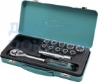 Набор торцевых головок, 1/2", головки 10 - 24 мм STELS 13577