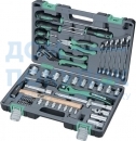 Набор инструмента 1/2", CrV, S2, усиленный кейс, 58шт STELS 14113