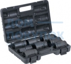 Набор головок ударных 1", 8 шт., L=80 мм, для УКМ, пластиковый кейс АвтоDело 40328 15163
