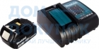 Аккумулятор BL1830B 18В, 3.0 Ач, Li-Ion+зарядное устройство DC18SD Makita 191A23-6