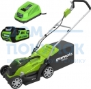 Газонокосилка аккумуляторная Greenworks G40LM35K2, 2501907UA