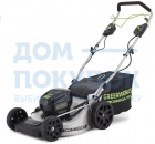 Газонокосилка самоходная, аккумуляторная Greenworks GC82LM51SPK5, 82V, 51 см, бесщеточная, 2502607UB