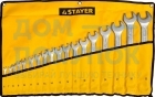 Набор комбинированных гаечных ключей 18 шт, 6 - 32 мм, STAYER 27081-H18