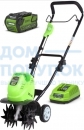 Культиватор аккумуляторный Greenworks G40TL, 40V, 27087VB