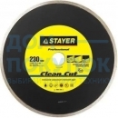 Диск алмазный STAYER Professional Clean Cut 230 мм сплошной 3665-230_z01