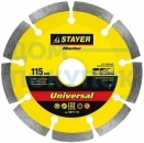 Диск алмазный STAYER UNIVERSAL 115 мм сегментированный 36671-115