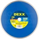 Диск алмазный DEXX CLEAN AQUA CUT 230 мм сплошной 36703-230