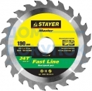 Диск пильный по дереву MASTER «FAST-Line» (190х30 мм; 24Т) для циркулярных пил Stayer 3680-190-30-24