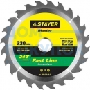 Диск пильный по дереву MASTER «FAST-Line» (230х30 мм; 24Т) для циркулярных пил Stayer 3680-230-30-24