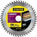 Пильный диск Laminate line для ламината (200x32 мм, 48Т) Stayer 3684-200-32-48