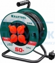 Удлинитель на катушке KRAFTOOL P-315 50 м, 3500 Вт, 4 гнезда 55084-50