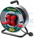 Удлинитель на катушке KRAFTOOL К-315 30 м, 3700 Вт, 4 гнезда 55085-30_z01