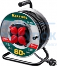 Удлинитель на катушке KRAFTOOL K-325 50 м, 4000 Вт, 4 гнезда 55086-50