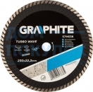 Диск алмазный turbo wave (230х22.2 мм) GRAPHITE 57H638